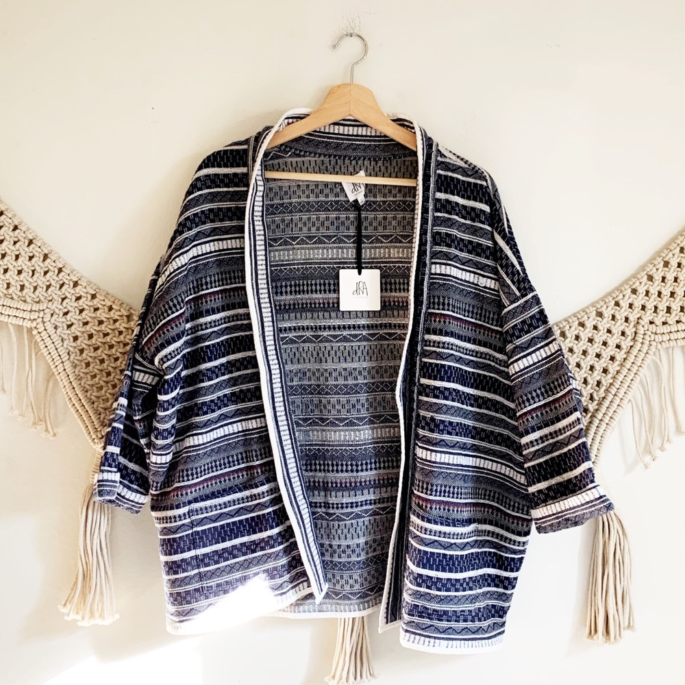 dRA Los Angeles Woven Kimono Cardigan